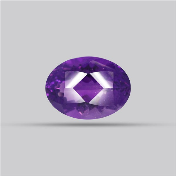 Amethyst Millennium Cut Faceted Fine Gemstone Concave Cut Amethyst