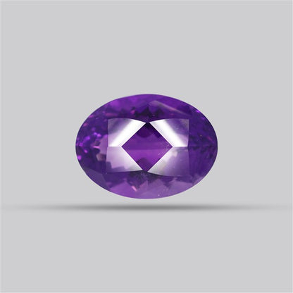 Amethyst Millennium Cut Faceted Fine Gemstone Concave Cut Amethyst