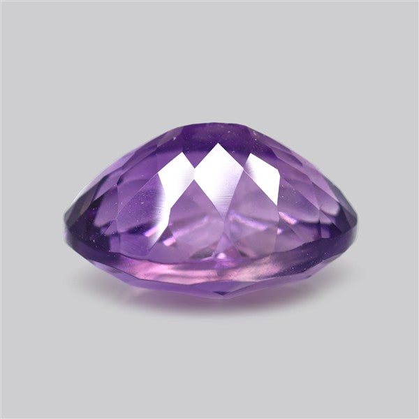 Amethyst Millennium Cut Faceted Fine Gemstone Concave Cut Amethyst