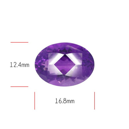 Amethyst Millennium Cut Faceted Fine Gemstone Concave Cut Amethyst