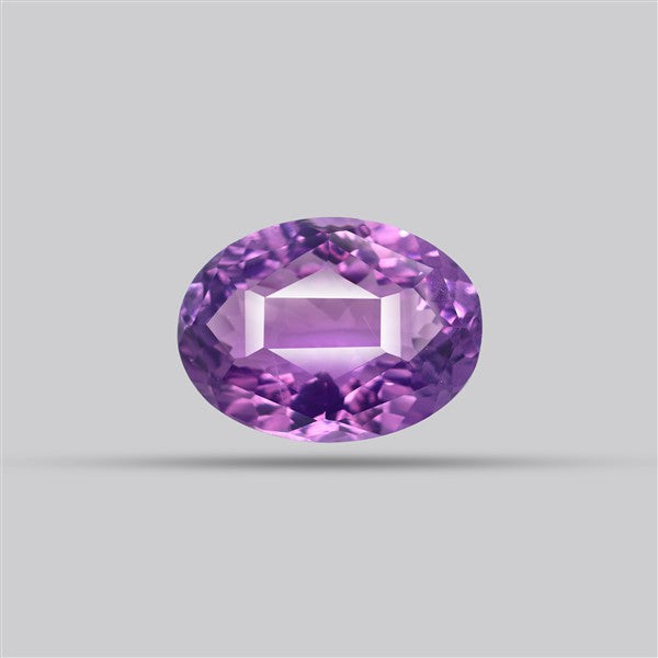 Amethyst Millennium Cut Faceted Fine Gemstone Concave Cut Amethyst