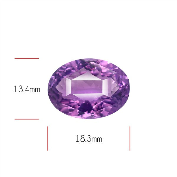 Amethyst Millennium Cut Faceted Fine Gemstone Concave Cut Amethyst
