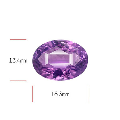 Amethyst Millennium Cut Faceted Fine Gemstone Concave Cut Amethyst
