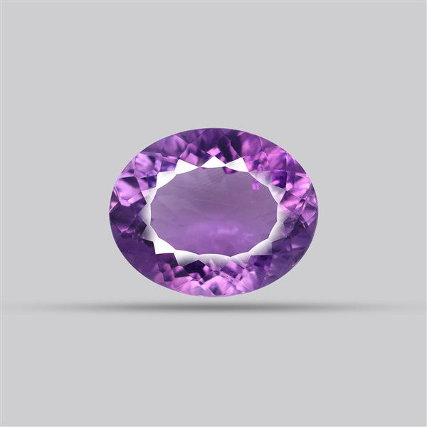 Amethyst Millennium Cut Faceted Fine Gemstone Concave Cut Amethyst