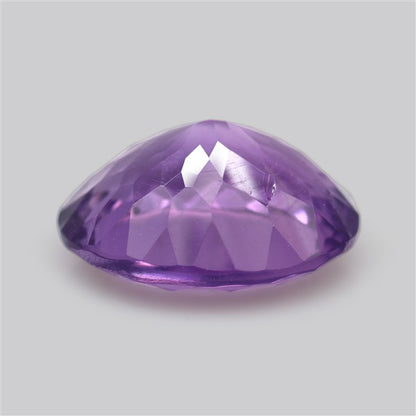 Amethyst Millennium Cut Faceted Fine Gemstone Concave Cut Amethyst