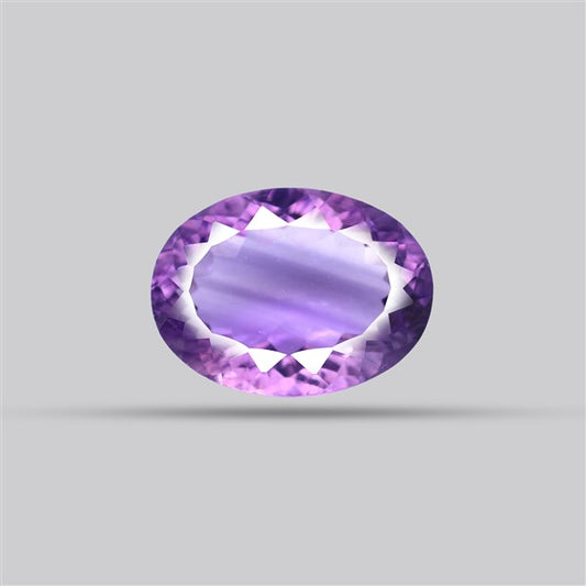 Amethyst Millennium Cut Faceted Fine Gemstone Concave Cut Amethyst