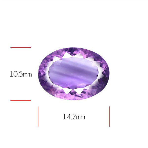 Amethyst Millennium Cut Faceted Fine Gemstone Concave Cut Amethyst