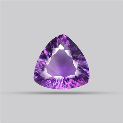 Amethyst Millennium Cut Faceted Fine Gemstone Concave Cut Amethyst