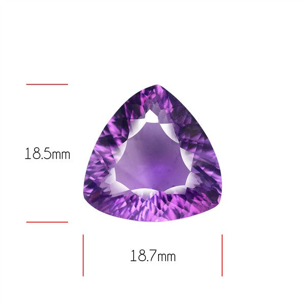 Amethyst Millennium Cut Faceted Fine Gemstone Concave Cut Amethyst