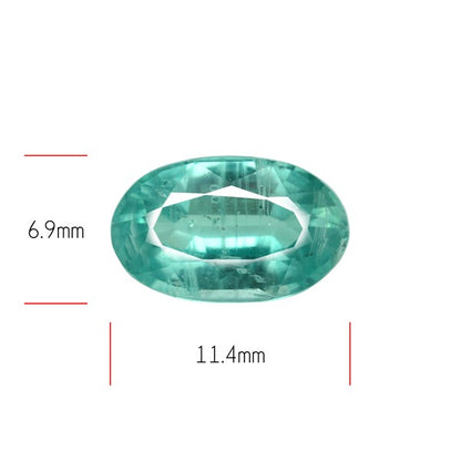 High Grade Faceted Paraiba Blue Kyanite Fine Gemstone