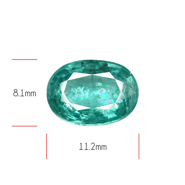 High Grade Faceted Paraiba Blue Kyanite Fine Gemstone