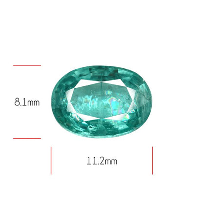 High Grade Faceted Paraiba Blue Kyanite Fine Gemstone