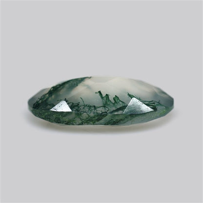 Faceted Moss Agate Fine Gemstone