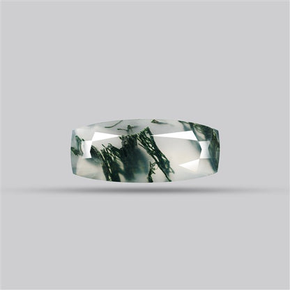 Faceted Moss Agate Fine Gemstone