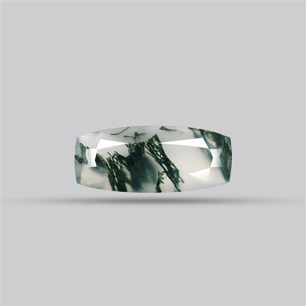 Faceted Moss Agate Fine Gemstone