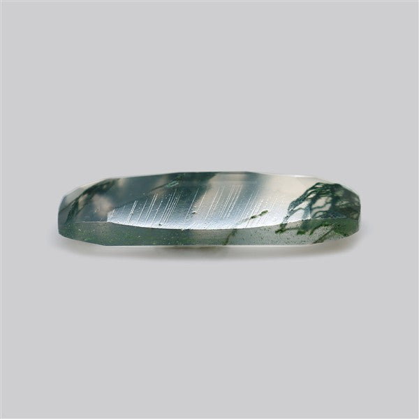 Faceted Moss Agate Fine Gemstone