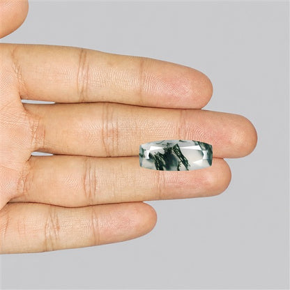 Faceted Moss Agate Fine Gemstone