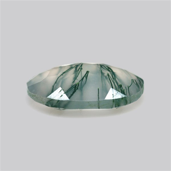 Faceted Moss Agate Fine Gemstone