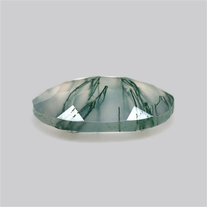 Faceted Moss Agate Fine Gemstone
