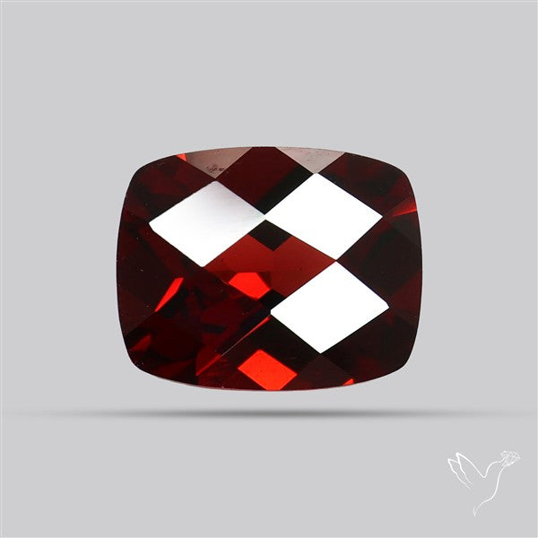 Natural Red Almandine Garnet (Pyrope) Faceted Mozambique Garnet