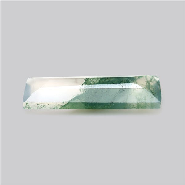 Faceted Moss Agate Fine Gemstone