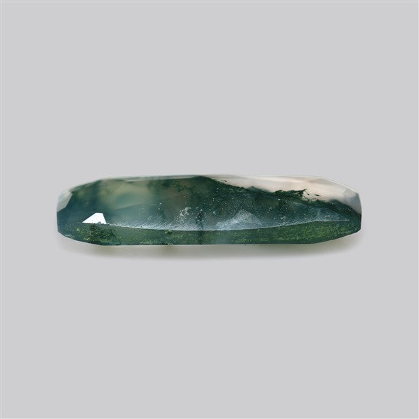 Faceted Moss Agate Fine Gemstone