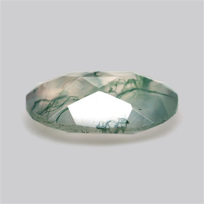 Faceted Moss Agate Fine Gemstone