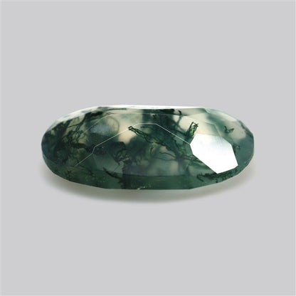 Faceted Moss Agate Fine Gemstone