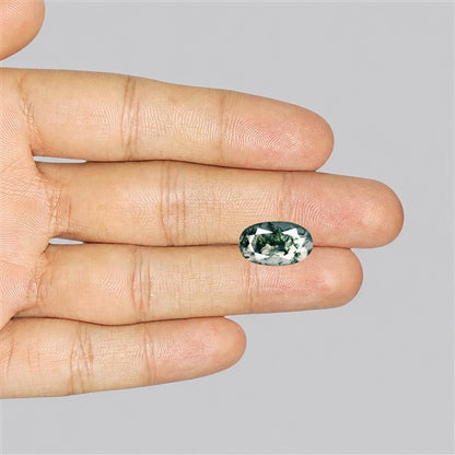 Faceted Moss Agate Fine Gemstone