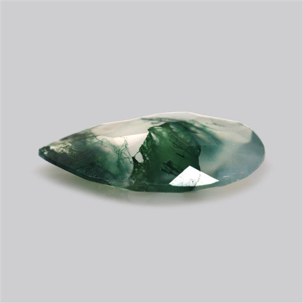 Faceted Moss Agate Fine Gemstone
