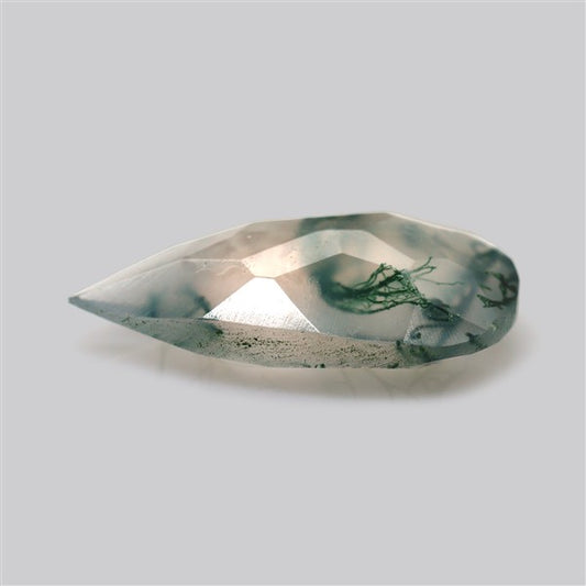 Faceted Moss Agate Fine Gemstone