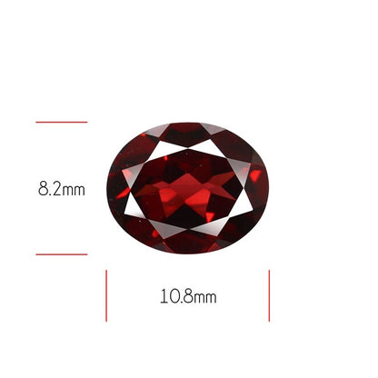 Red Almandine (Pyrope) Garnet Faceted Mozambique Garnet