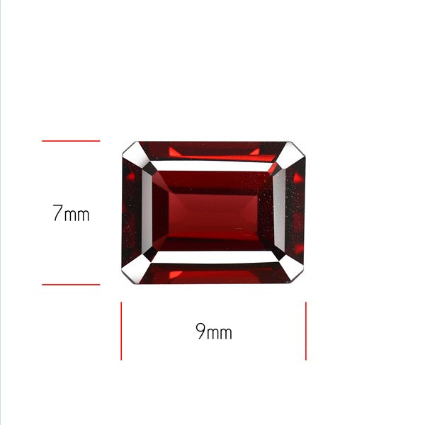 Red Almandine (Pyrope) Garnet Faceted Mozambique Garnet