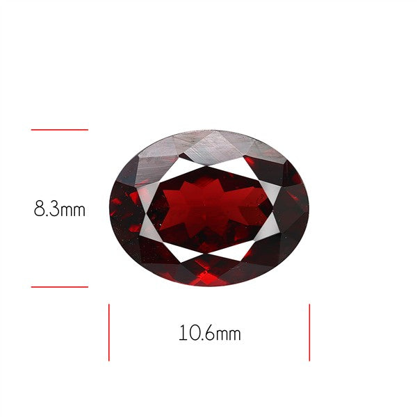 Red Almandine (Pyrope) Garnet Faceted Mozambique Garnet