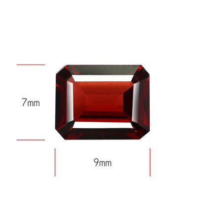 Red Almandine (Pyrope) Garnet Faceted Mozambique Garnet
