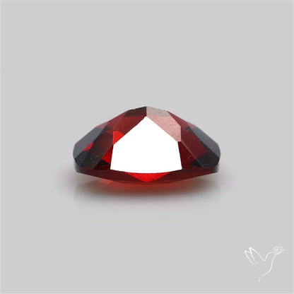 Natural Red Almandine Garnet (Pyrope) Faceted Mozambique Garnet