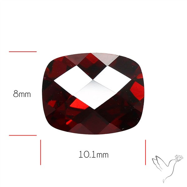 Natural Red Almandine Garnet (Pyrope) Faceted Mozambique Garnet