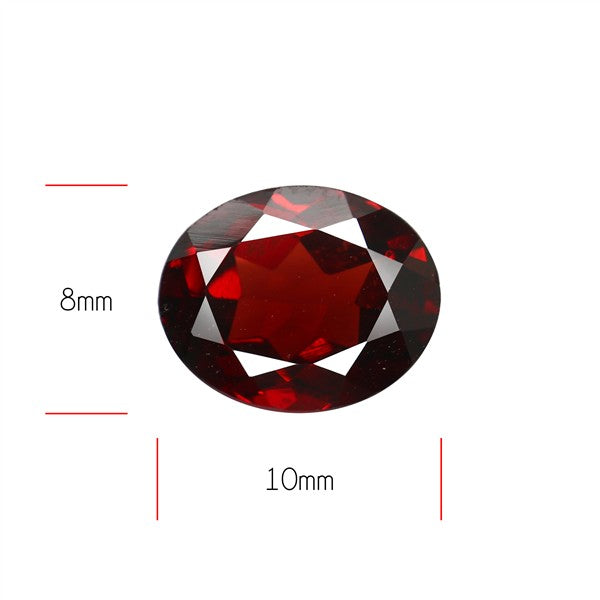 Red Almandine (Pyrope) Garnet Faceted Mozambique Garnet