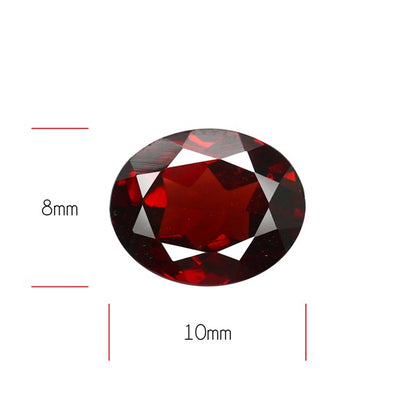 Red Almandine (Pyrope) Garnet Faceted Mozambique Garnet
