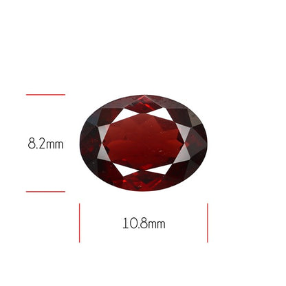 Red Almandine (Pyrope) Garnet Faceted Mozambique Garnet