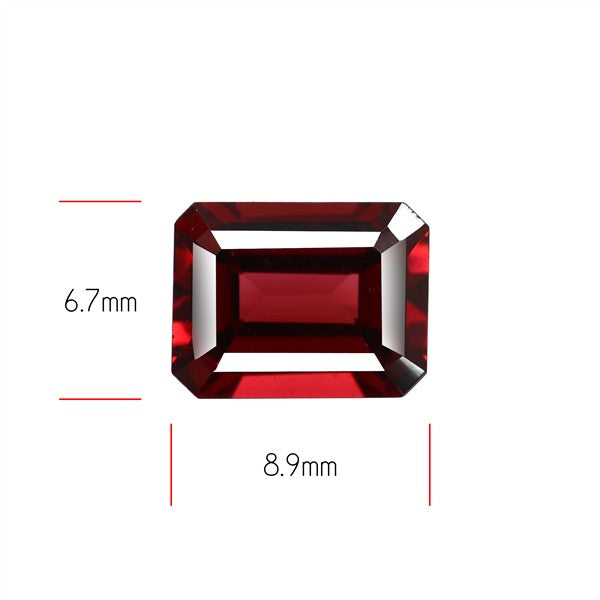 Red Almandine (Pyrope) Garnet Faceted Mozambique Garnet
