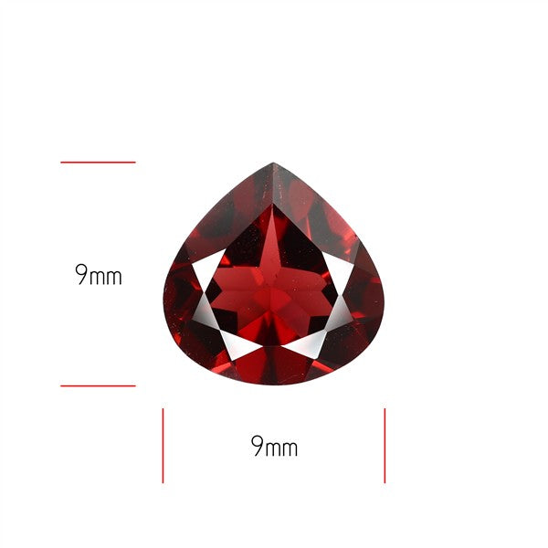 Red Almandine (Pyrope) Garnet Faceted Mozambique Garnet
