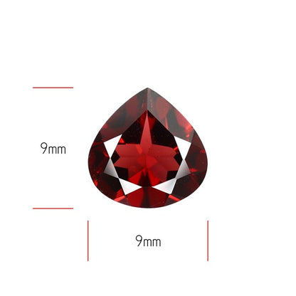 Red Almandine (Pyrope) Garnet Faceted Mozambique Garnet