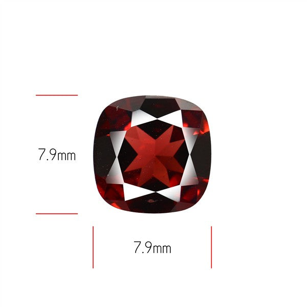 Red Almandine (Pyrope) Garnet Faceted Mozambique Garnet