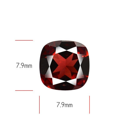 Red Almandine (Pyrope) Garnet Faceted Mozambique Garnet