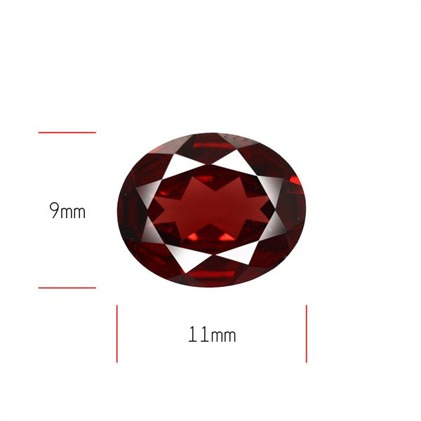 Red Almandine (Pyrope) Garnet Faceted Mozambique Garnet