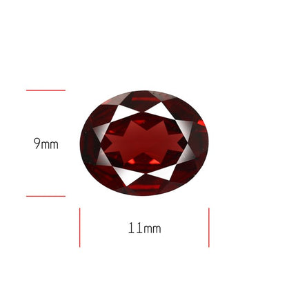 Red Almandine (Pyrope) Garnet Faceted Mozambique Garnet