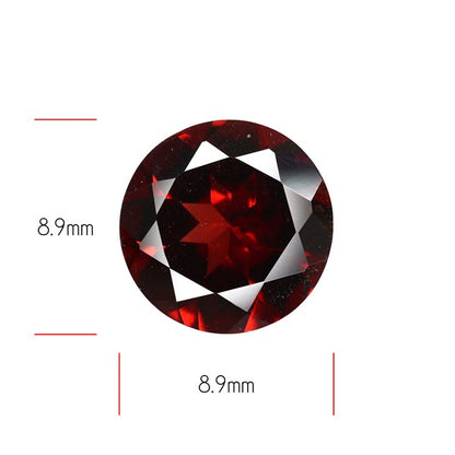 Red Almandine (Pyrope) Garnet Faceted Mozambique Garnet