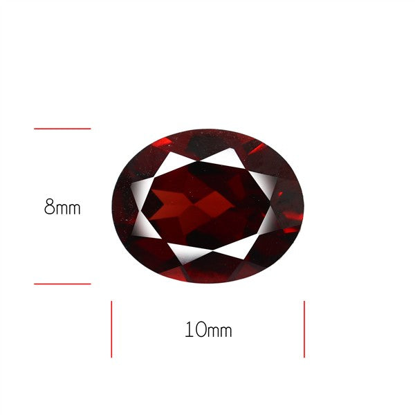 Red Almandine (Pyrope) Garnet Faceted Mozambique Garnet