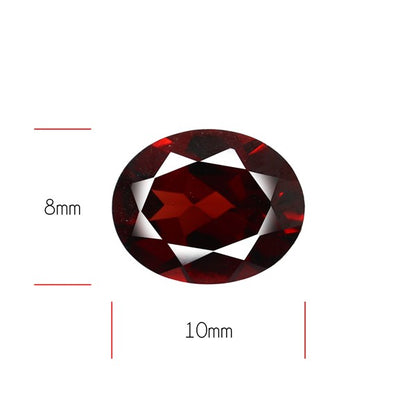 Red Almandine (Pyrope) Garnet Faceted Mozambique Garnet